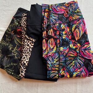 Constantly Varied 3 colorful leggings.